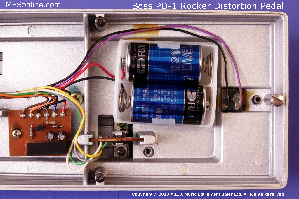 Boss PD-1 Rocker Distortion Overdrive Pedal, image 6