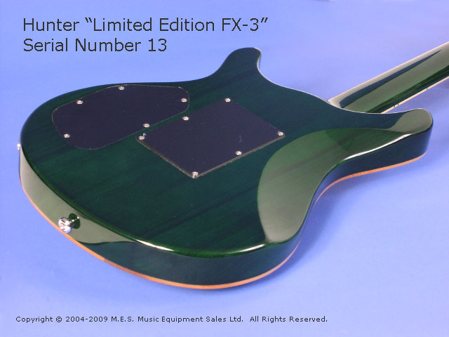 Hunter Limited Edition FX3 Electric Guitar, Body Back-1