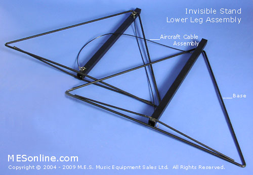 Invisible Work Station Stand, Lower Stand Assembly