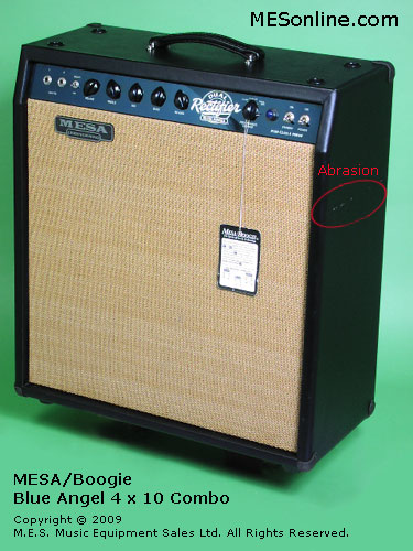 MESA-Boogie Blue Angel 4 x 10 guitar amplifier front right view, Image 3