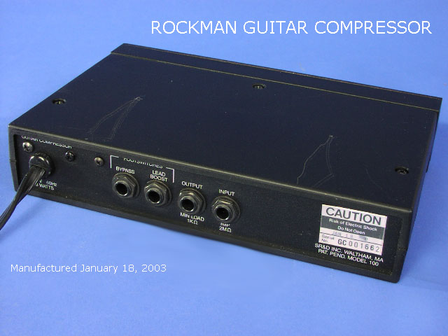 Rockman Compressor Rear