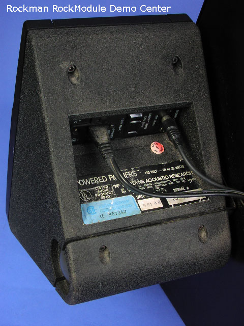 Rockman Democenter Speaker, Back