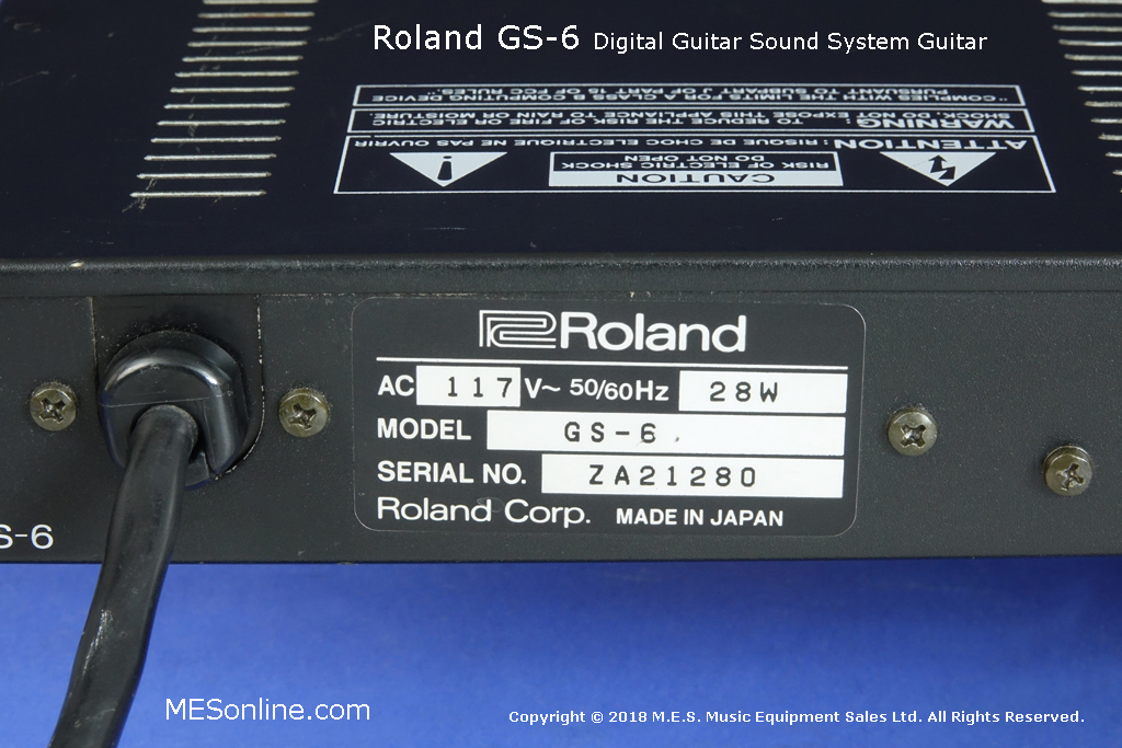 Roland GS-6 Digital Guitar Sound System Preamp