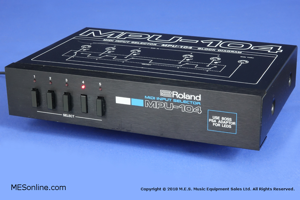 Roland MPU-104 MIDI Input Selector, image 1