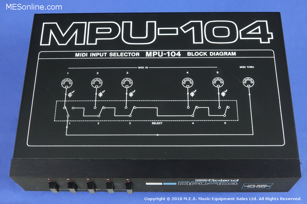 Roland MPU-104 MIDI Input Selector, image 4